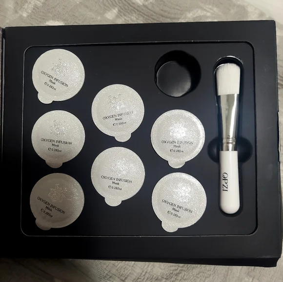 OPZI Oxygen Infusion Firming Masks Includes 7 Masks+Brush - Picture 3 of 4